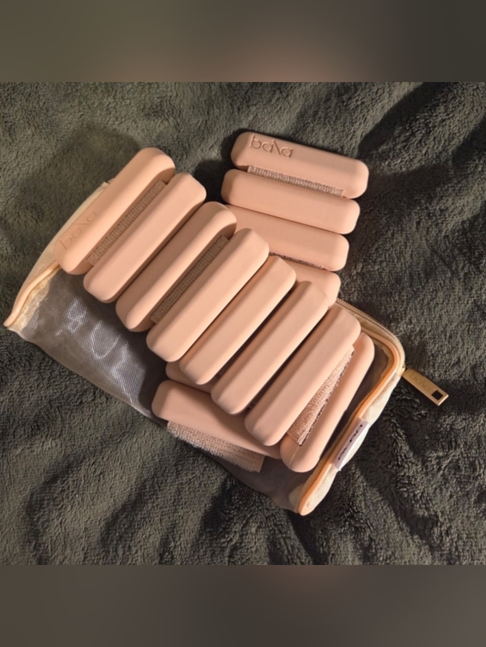 Bala Pink Portable Wrist/Ankle Weights